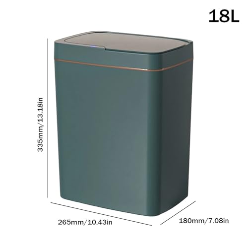 Bote de basura con sensor inteligente para cocina y baño miniatura 4