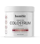 Humble Grass Fed Colostrum Powder - Grass Fed - High IgG Content - 4000mg Bovine Colostrum - 20% IgG