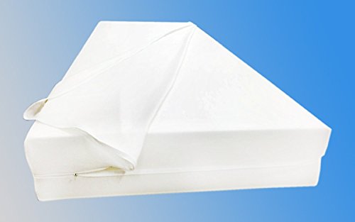 Dinaflex - Rozszerzony materac poliuretanowy, 9-strefowy, całkowicie zdejmowany, grubość 23 cm, ortopedyczny, antyalergiczny i przeciw roztoczom, gładki pokrowiec Milan, 125X200