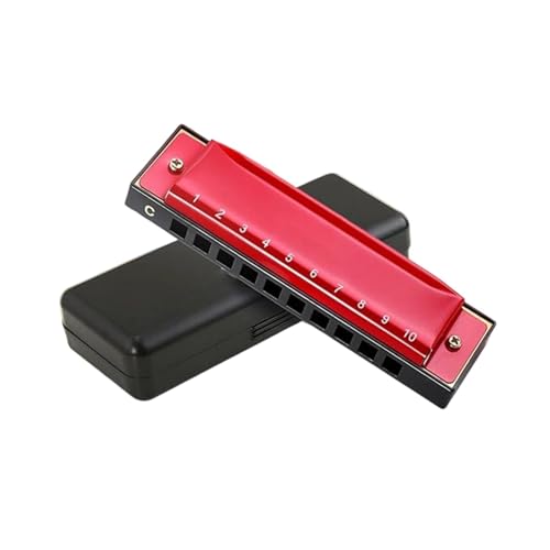 Harmonica instrument de musique robuste en acier silver pour des notes pures