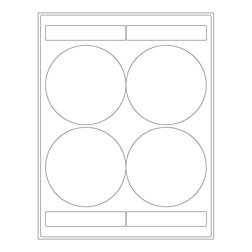 Étiquettes laser cryo blanches de 102 mm pour éviter le décollement en congélation