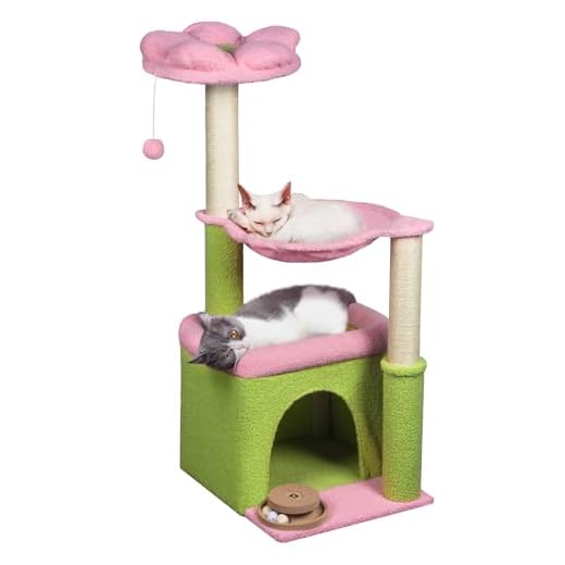 Large Cat Tree with Hammock and Condo
