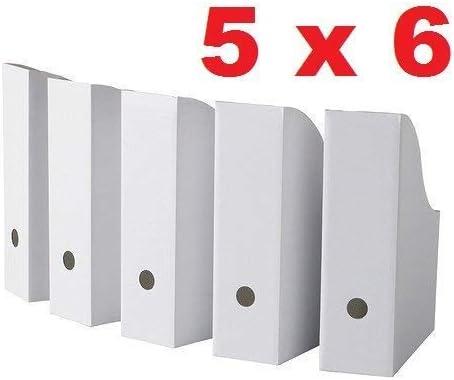 Miniatura 2 de ROYALNA - Paquete de 30 carpetas de archivos de revistas, organizador de revistas, organizador de documentos, caja de almacenamiento (30)