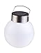 Lightahead Outdoor Hanging Solar Light Garden Lights Waterproof LED Spherical Hanging Lamp Night Light Stainless Steel Garden Nightlight Lamp