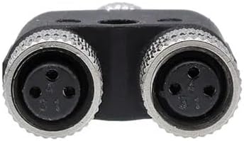M8 3pin M8-4 1 split 2 Y-type adapter plug 1 male to 2 female splitter circular sensor connector(3P)