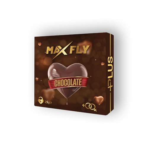 MaxFly Aphrodisiac Milk Chocolate Bar to Improve Mood Performance & Energy - Vegetarian Gluten-Free for Men & Women