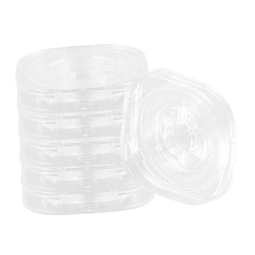 BESPORTBLE 5pcs Fishing Line Reel Standing Rice Guitar Tuner Electric Switch Funnel Dryer Vent Cleaning Kit Padded Stick Bill Holder Pouches Dispenser Tote Seat Transparent Plastic