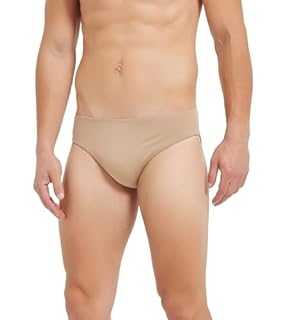 SPOFOR Dance Belt Men full seat bulge hiding Brief for Ballet and Cosplay, Male Dancewear Nude