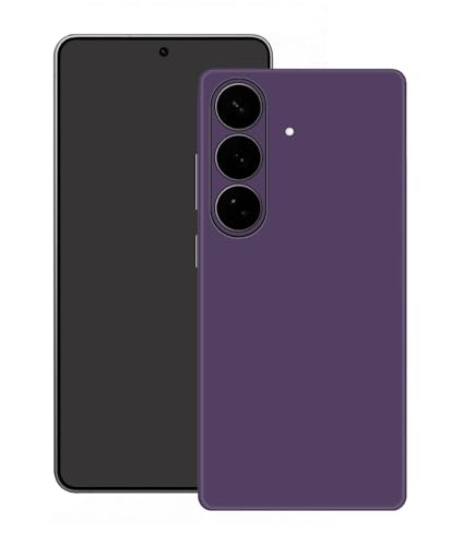 Film en vinyle pour Galaxy S26 anti-rayures, lot de 2 protections écran violet foncé