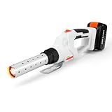 LIGO Cordless Fire Starter, 20V Charcoal Starter and Lighter, Chemical Free Heated Air with Blowing Fuction, Included 4.0Ah Battery, for Charcoal, BBQ, Grill