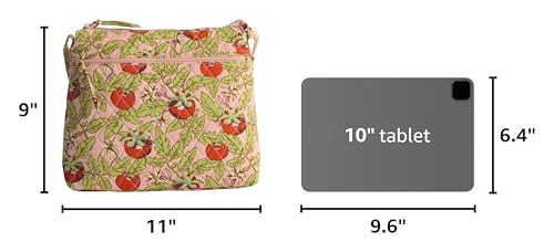 Image of Vera Bradley Women's Premium Cotton Original Zip Hipster Crossbody Bag