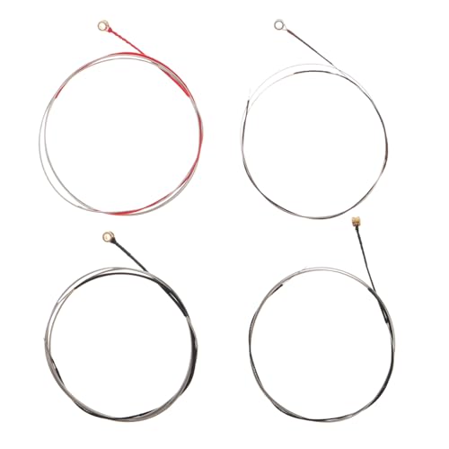 BESTonZON 4Pcs Violin Strings Replacement Set for Violins Durable Construction Easy Installation Complete Replacement Kit for Beginners and Repair Needs