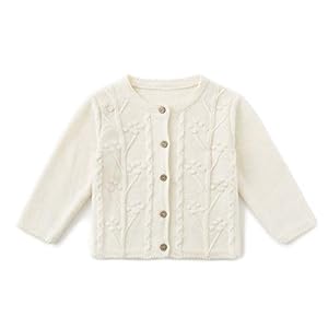 Simplee kids Baby Girls’ Fall Winter Cardigan Sweaters Coats Outfits for Toddlers
