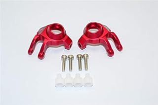 Axial SCX10 II Upgrade Parts (AX90046, AX90047, AXI90075) Aluminum Front Knuckle Arm - 1Pr Set Red