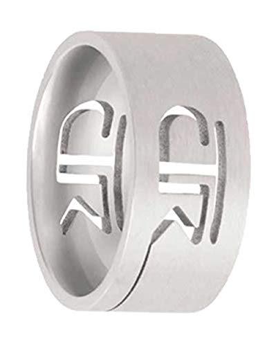 One Moment In Time J69 Size 5-16 Cutout Stainless Steel Ring Mormon LDS CTR2