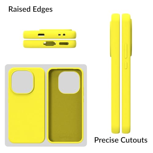Image of SPRIG Compatible with IQOO 15 5G SilkTone Back Cover Drop Tested Shock Proof Silicone Mobile Case for Men, Women, Boys and Girls with Camera Protection (Shining Yellow)