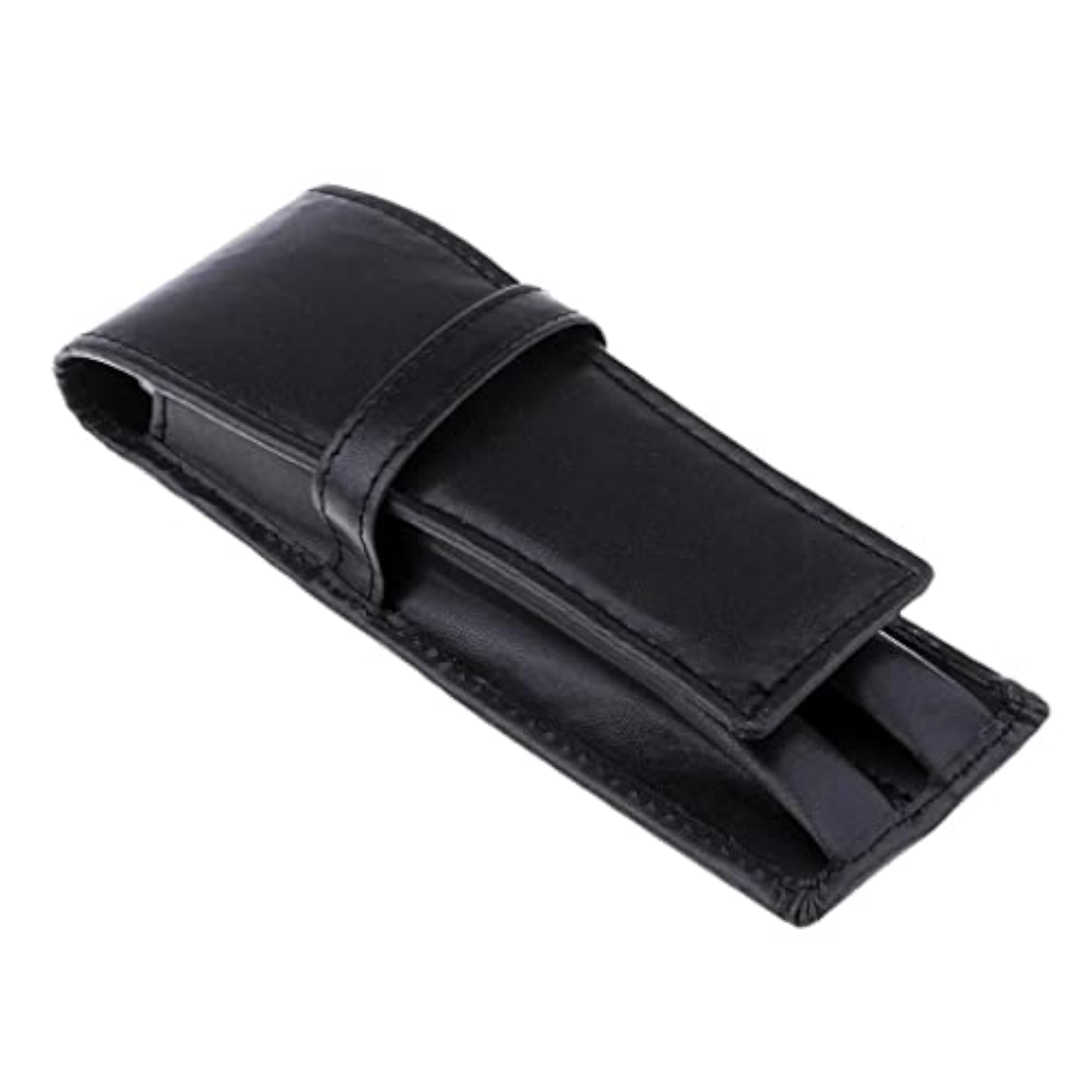 Large Capacity Pen Storage Case, Black Pen Holder Pouch
