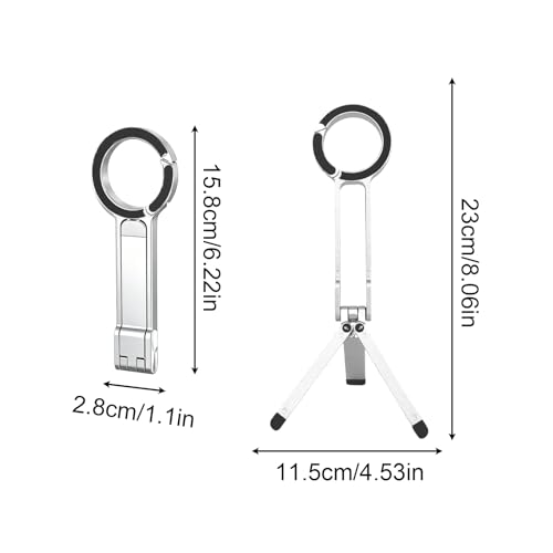 Trípode magnético estable de aluminio con soporte plegable de alta resistencia 5