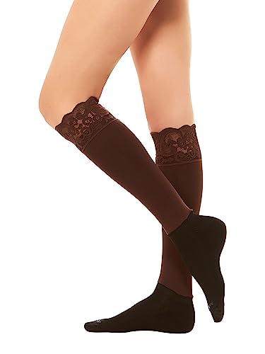 Image of Bootights Knee-Hi Performance Boot Socks with Spandex Compression - Cushioning - Moisture-Wicking - Mesh Zone Ventilation