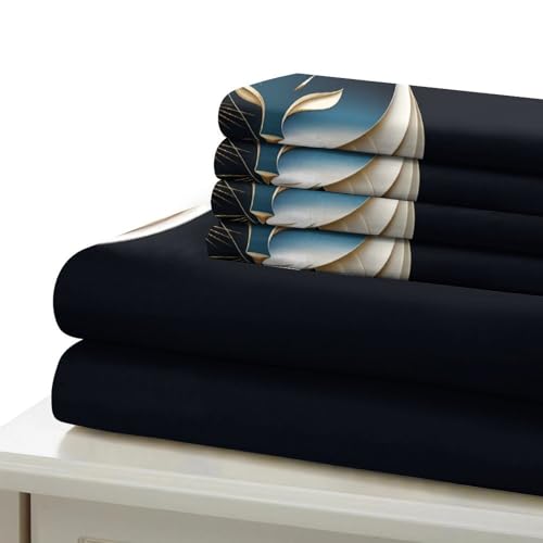 Housse de couette chat 140x200cm en microfibre douce avec fermeture éclair