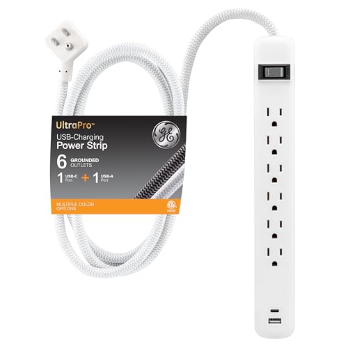 GE Power Strip with USB-C Port