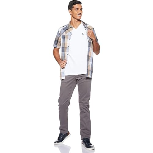Image of U.S. Polo Assn. Men's Solid V‑Neck T-Shirt