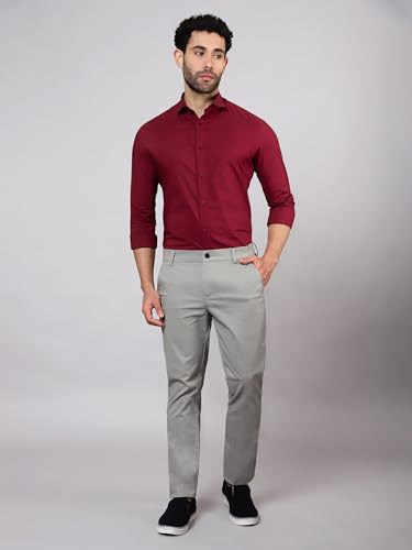 Image of Beyoung Cotton Plain Regular Fit Shirt for Men | Full Sleeve | Formal Shirt | Classic Collar Cotton