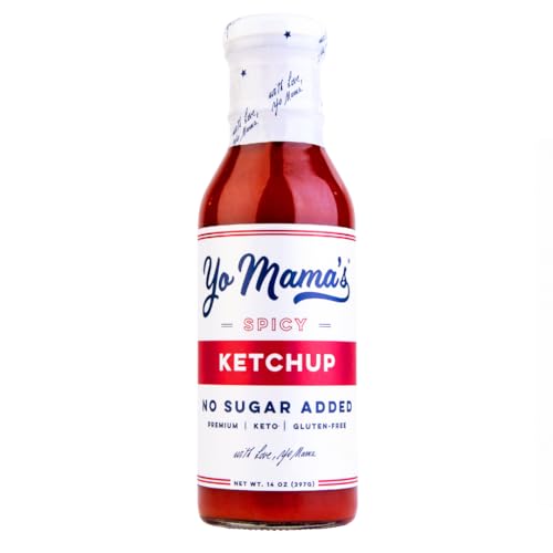 Yo Mama's Foods Keto Spicy Ketchup – Pack of (1)