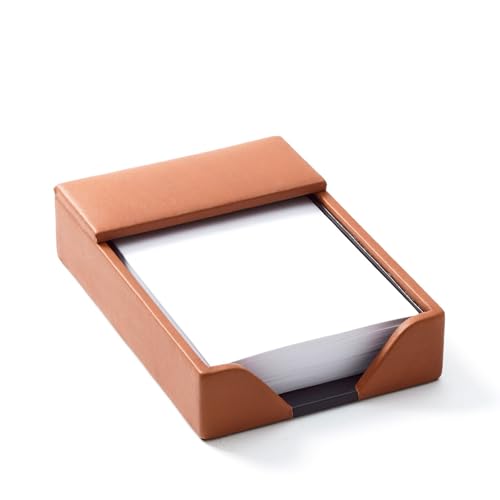 Leatherology Cognac Classic Memo Pad Holder