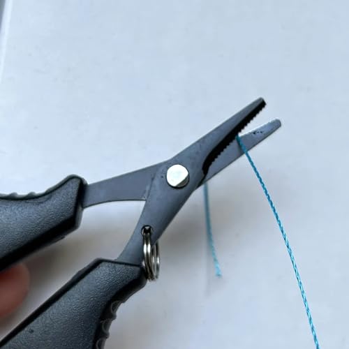 Fishing Braid Scissors, Stainless Steel Line Cutter for Saltwater & Freshwater, Serrated Shears with Retractor - Essential Carp Angling Tool Accessories (Scissors Only) - Image 6