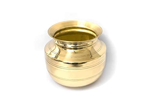 Buy Shiv Home World Brass Kagu I Brass Bindhe I Brass Pot I Size-18 5 ...