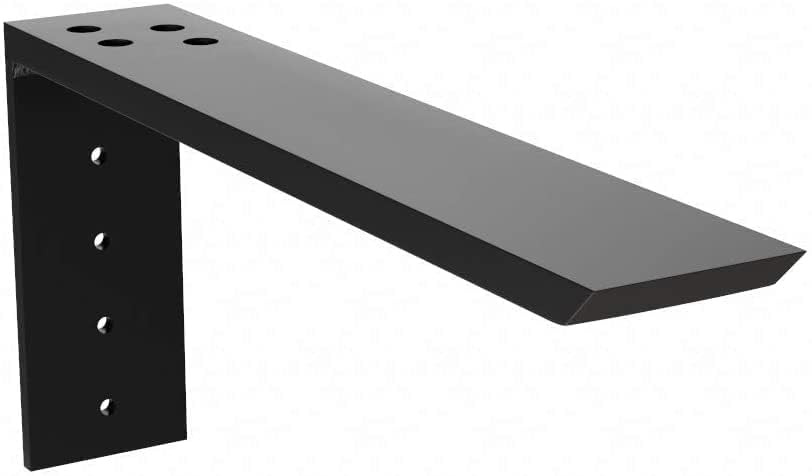 Heavy-Duty Floating Shelf Bracket Invisible Wall Mount Support for DIY Wood Shelves Iron Hidden Shelf Bracket Rust-Proof Matte Black Ideal for Kitchen Living Room and Office (Pack of 2) (15 Inch)-picture-21
