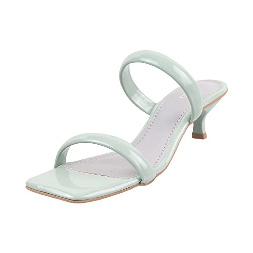 Image of Metro Women Kitten Heel Sandal