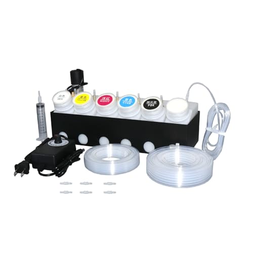 DTF CISS for Epson ET8550 ET8500 xp15000 L1800, Extension CISS Ink Tube and Waste Ink Tank/Collector DTF Printer