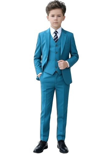 YuanLu Kids Tuxedo 5-Piece Suit Set for Boys
