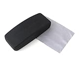 Bolle Eyeglass Hard Case in Matte Black with Bolle Micro-Fiber Cleaning Cloth ;