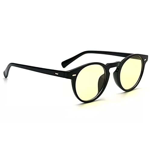Image of Dervin UV Protected Small Shape Rivet Round Sunglasses for Men and Women