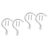 Toddmomy 4sätze Praktischer Billard-haken Austauschbarer Snooker-haken Für Pool-tische Wandhalterung Für Billard-accessoires Einfache Mit Schrauben