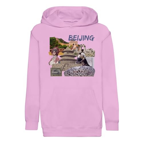 Sweat à capuche enfant Beijing pull vintage Pékin - Hoodie vêtement garçon fille Chine