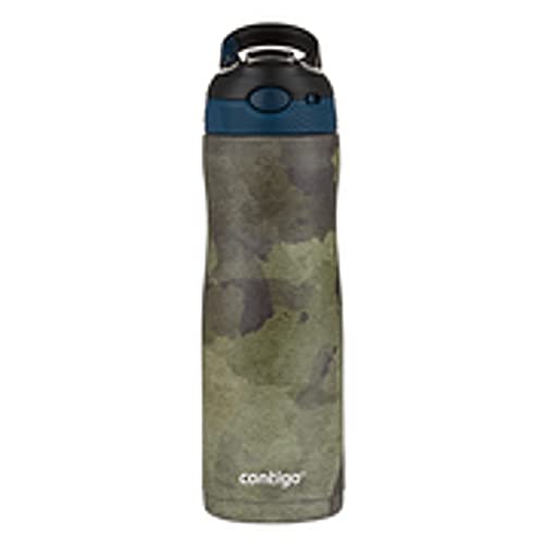 Garrafa Térmica Inox Autospout Ashland Chill com bico retrátil 591 ml Camuflado Contigo