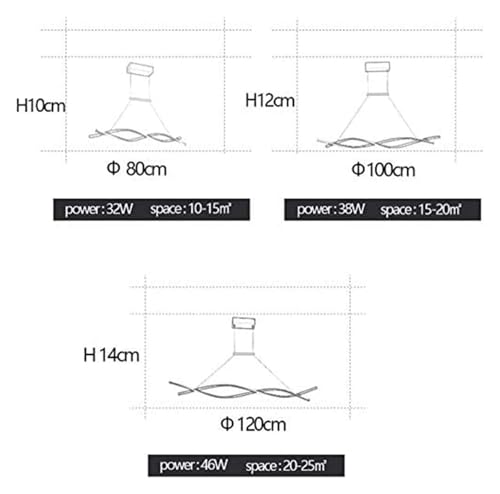 Suspension LED table à manger noire 100cm dimmable avec télécommande