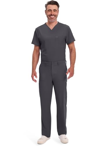 Dickies EDS Essentials Scrub Pant for Men Straight Leg with 6 Pockets Pewter M - image 8