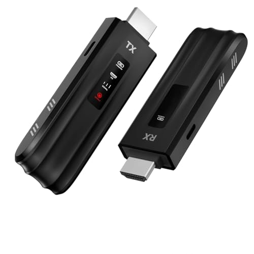 Image of ETZIN Wireless HDMI Transmitter and Receiver, 50 Meter 165ft Range, Plug and Play, Support 2.4 /5G 1080P Streaming Audio Video from Laptops, PC etc Wireless Plug and Play 50 m Long Range EPL-1404H