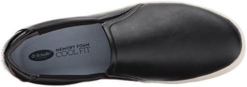 Dr. Scholl's Shoes Women's Kinney Sneaker, Black/Metallic, 10 M US | Image 4