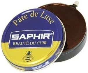 Saphir Beaute Du Cuir Pate De Luxe High Gloss Shoe Polish (Medium Brown)