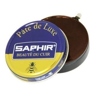 Saphir Beaute Du Cuir Pate De Luxe High Gloss Shoe Polish (Medium Brown)