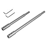 2 Stück Bohrer Verlängerung Set, 254 mm und 178 mm Extra Lang Verlängerung für forstnerbohrer mit 3/8"-schaft für besonders tiefe Lochfräsungen, Durchbrüche,Tiefbohrungen in Holz, Möbelbau