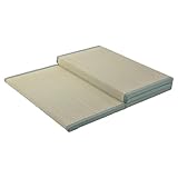 Coolpleasant Tatami Japonais,Matelas Pliable 1 Personne, 3.5cm épais Matelas De Sol, Matelas Futon Ferme Et Confortable en 4 Parties Futon Méditation Yoga Zen(Size:90 * 200 * 3.5cm)
