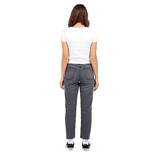Jean Volcom stoned straight denim noir effet usé authentique - 2