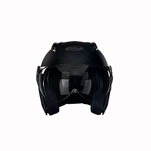 Capacete Aberto Moto Peels Mirage Classic Preto Fosco/Grafite 56